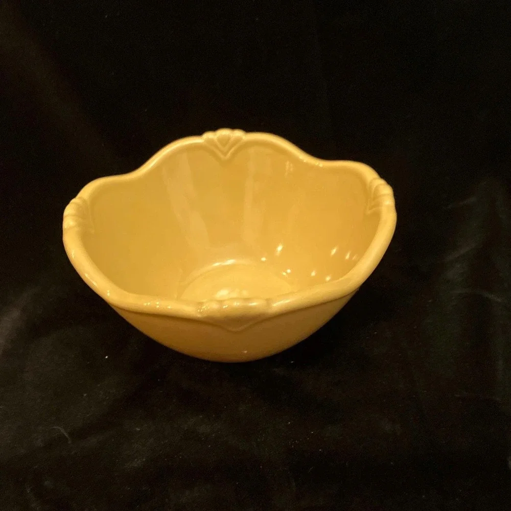 Princess House Pavillion Mustard Ceramic Nesting Bowl Replacement Piece For Set